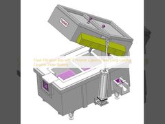 Прозрачный фильтр с емкостью 2 фунта и долговечным керамическим волокном для герметизации