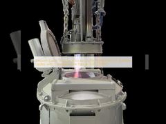 Плавный процесс передачи ковша. Подогреватель ковша для передаточных ковшей с 1 температурным диапазоном 500-1200°C