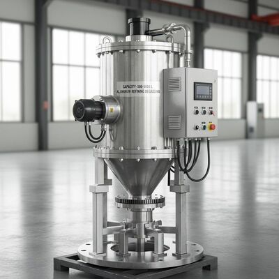 Вместимость 500-1000 L H алюминий Фланц машины для очистки от газов