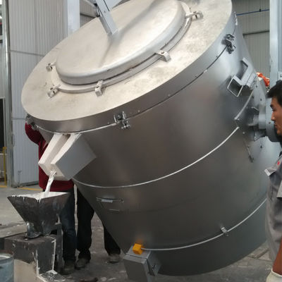 PLC печи плавильни слитков 200-1000kg продукции плавя алюминиевый