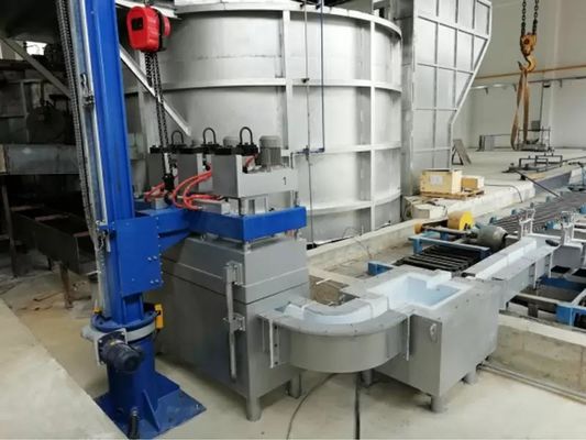 10 т/ч встроенная фиксированная алюминиевая жидкая дегазовая система 380В 3-фазная