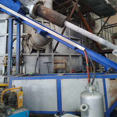 Регулируемая машина для очистки алюминия от газов с давлением рафинированного газа от 0,1 до 0,6 МПа и размером частиц мм ≤ 5