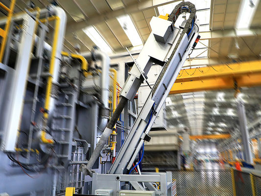 Ротационный инжектор потока с сервомотором управления давлением 0-300 мм/с Скорость и давление 25 МПа для переработки алюминия