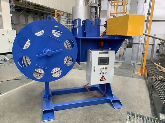 High-Capacity 15-Rod Feeding System with Stainless Steel Construction and Variable Speed Control for Rotary Flux Injector