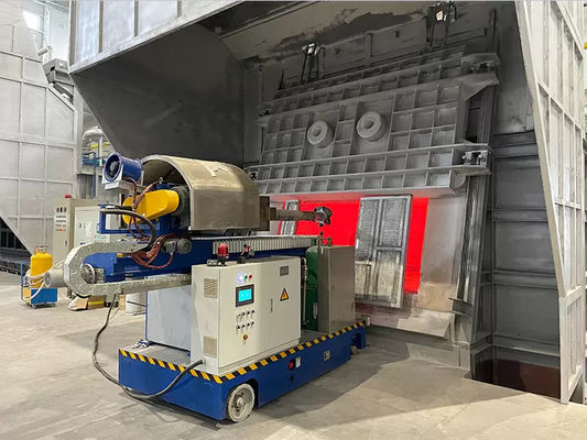 Постоянное обезгазирование с 4 кВт общей мощностью Алюминиевая обезгазирующая машина и регулируемый поток газа