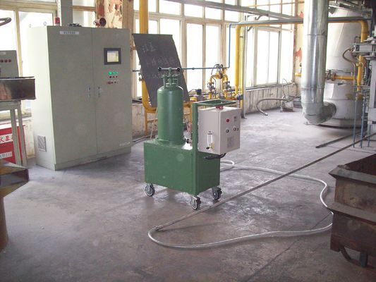 600 кг вращающийся дегазировочный агрегат для рафинирования потока, размер частиц ≤5 мм и распыляющее количество рафинированного потока в порошке 0 ≈ 350 г/мин