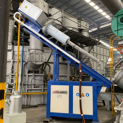 Скорость графитового ротора Ротационное устройство дегазации Регулирование преобразования частоты 0-600 р/мин Общая мощность 3 кВт Чистота рафинированного газа ≥99,996%