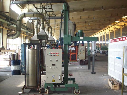 Чистота Ротационный дегазировочный агрегат с регулируемой скоростью потока газа 15-30 л/мин Скорость ротора графита r/min 0-600 Чистота рафинированного газа ≥ 99.996