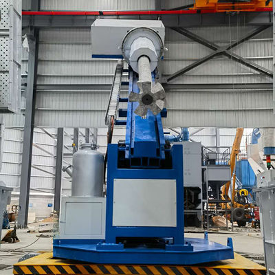 Ротационный инжектор потока с сервомотором управления давлением 0-300 мм/с Скорость и давление 25 МПа для переработки алюминия