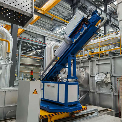 Ротационный инжектор потока с сервомотором управления давлением 0-300 мм/с Скорость и давление 25 МПа для переработки алюминия