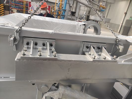 Повышение эффективности литья с помощью встроенного роторного дегазатора. Давление охлаждающей воды 0,2-0,4 МПа