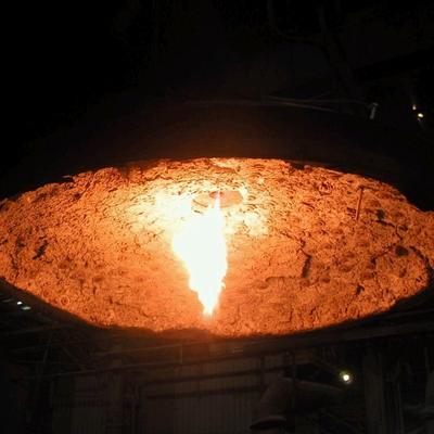 Compact Ladle Preheater with 1.6*1*2.8m Design and Up To 50 Tons Heating Capacity in Iron Grey