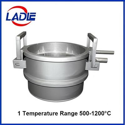 Compact Ladle Preheater with 1.6*1*2.8m Design and Up To 50 Tons Heating Capacity in Iron Grey