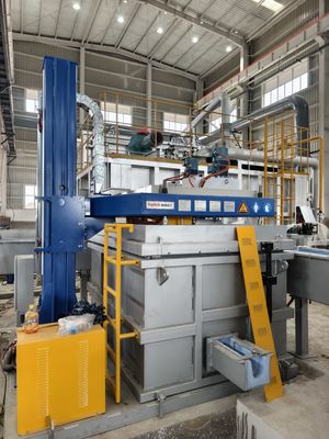 Тип печь плиты 3500kg алюминиевая держа для отливки алюминиевого сплава