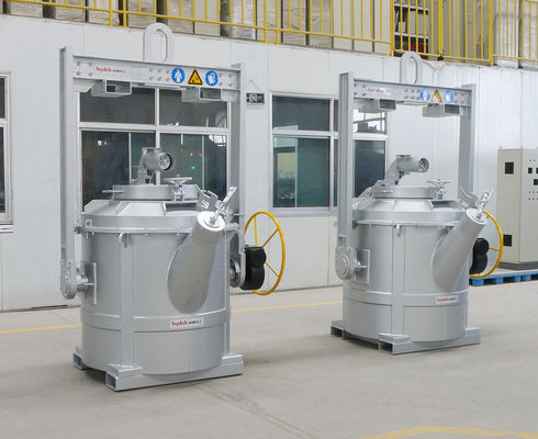 Ковш с усиленным стальным краем для передачи расплавленного алюминия для плавной передачи расплавленного алюминия