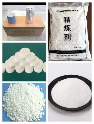 Алюминиевый рафинирующий поток промышленного класса для высокой эффективности дегазирования и удаления водорода в расплавленном алюминии