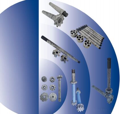 Графитовый роторный вал для вращающегося флюс-инжектора с высокотемпературной стойкостью, термоударной стойкостью и самосмазкой