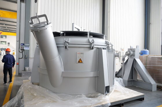 Ротационный флюкс-инжектор с регулируемой скоростью разгасания и графитовым роторным валом для высокочистой азотной газовой алюминиевой переработки