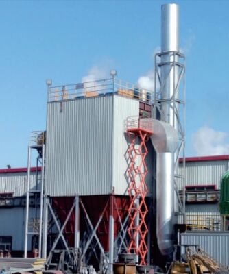 Экологически чистый коллектор пыли из картриджа с большим объемом воздуха, высокой эффективностью удаления пыли и системой управления ПЛК