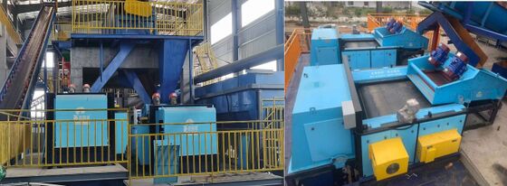 Линия переработки алюминиевых отходов производительностью 5 тонн в час с электропитанием 415В±10% и централизованной системой управления