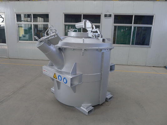 Печь топления ковша емкости 1200KG лить инструмент переноса расплавленного метала двигая