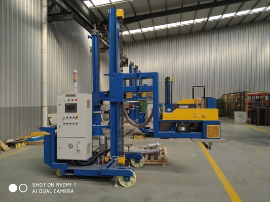 Мобильное роторное дегазируя алюминиевое оборудование с колесами для жидкого алюминия