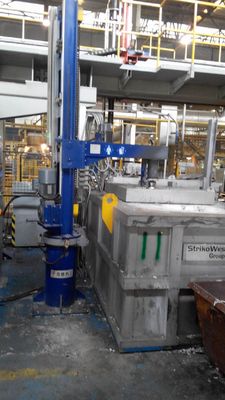 Машина процесса рафинировки блока 5 Mm роторная дегазируя алюминиевая OEM 30 Л/МИН
