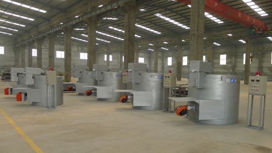 Электрическая печь вакуума 250KG LPG увольнятьая газом небольшая для плавя металла 0.60Mpa