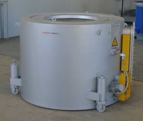 Роторная алюминиевая печь удерживания 800KG для плавить жидкостный алюминиевый плавить