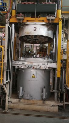Роторная алюминиевая печь удерживания 800KG для плавить жидкостный алюминиевый плавить