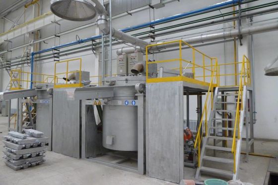 Топление природного газа печи высокочастотной индукции 1000KG 1200KG