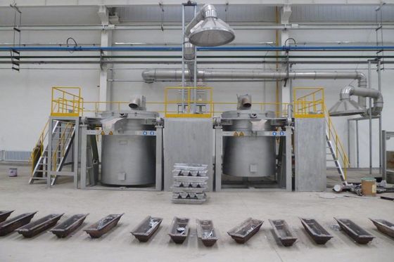 теплообменные аппараты Ecuperative печи алюминиевой отливки 0.30MPa 950C для сплава