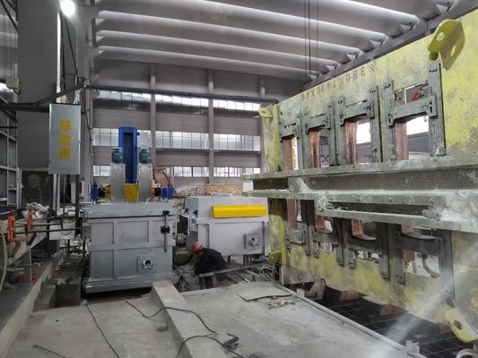 Управляемый ПЛК ротационный линейный дегазовый блок для более высокой производительности литья