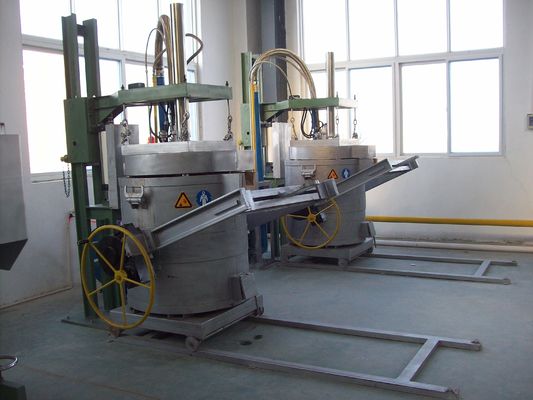Металл лить жидкую алюминиевую емкость ковшей 3000KG передачи для алюминиевых следов от литья
