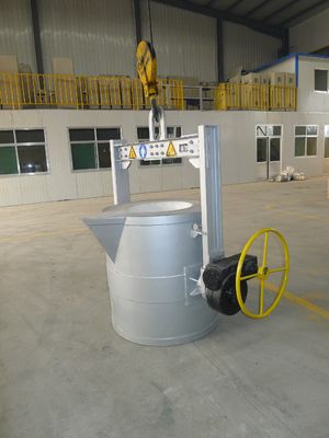 Ковшей переноса емкости 3000KG ковши 90C жидких алюминиевых нижние лить