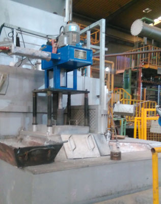 Постоянное обезгазирование с 4 кВт общей мощностью Алюминиевая обезгазирующая машина и регулируемый поток газа
