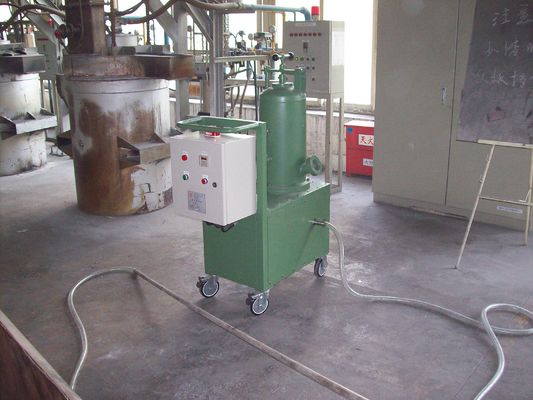 Устройство для вспрыска топлива потока Deslagging зеленого цвета 30KG для заливки формы алюминиевого сплава