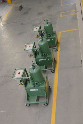 Устройство для вспрыска топлива потока Deslagging зеленого цвета 30KG для заливки формы алюминиевого сплава