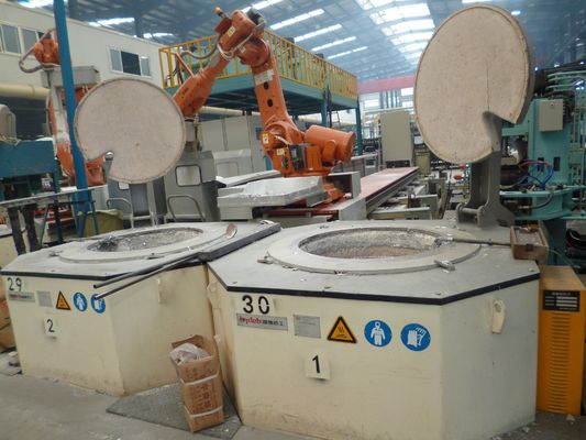 Серый цвет дублирует алюминиевый утиль 0.30MPa плавя промышленную электрическую печь 3500 Kg