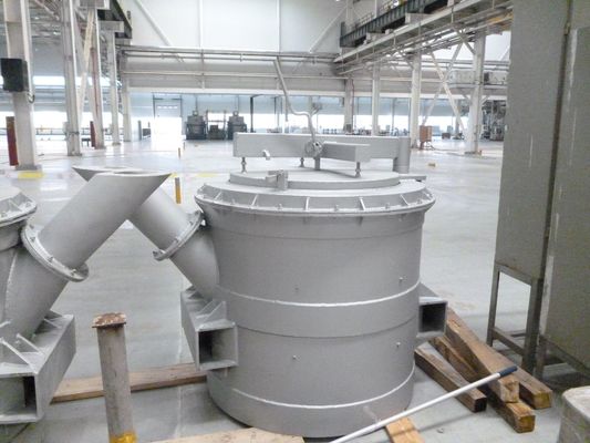 Жидкая алюминиевая лить емкость ковшей 1500KG передачи для алюминиевой плавильни
