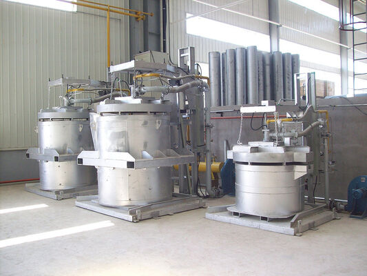 Прегреватель для воздушного цилиндра с подачей энергии СПГ для температурного диапазона 500-1200 °C